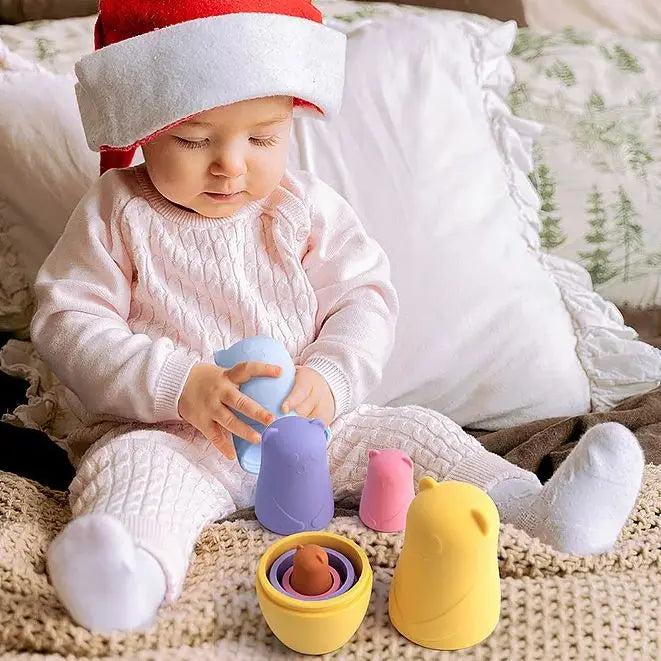 Montessori Pädagogisches Puppenspielzeug mit Nestern