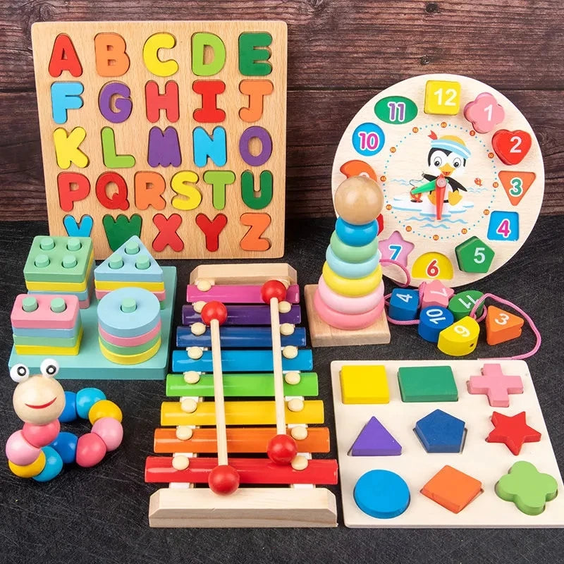 Jouets Montessori pour le développement des bébés